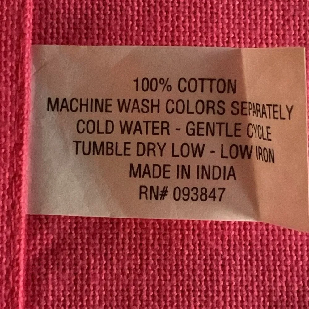Set of 6 Fuchsia Pink Cotton Cloth Napkins, 20x20, Dinner Luncheon Party Linens